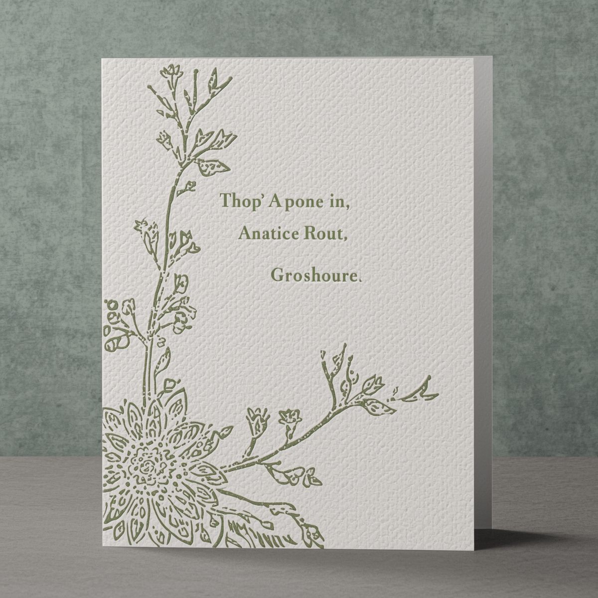 Bröllopskort Elegance